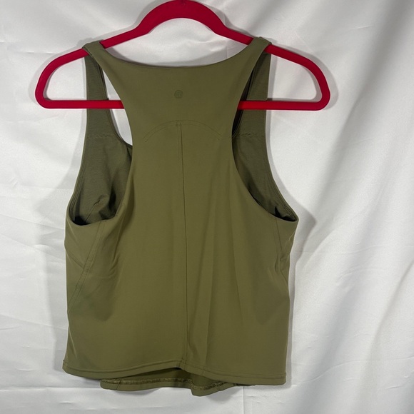 Lululemon Olive Green Women's Tank Top SZ 12 - Picture 2 of 4